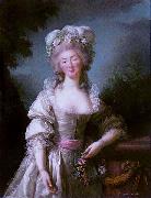 elisabeth vigee-lebrun, Portrait of Madame du Barry